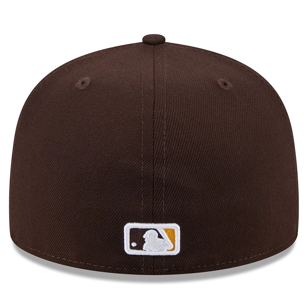 Men's New Era  Brown San Diego Padres 2025 Jackie Robinson Day 59FIFTY Fitted Hat