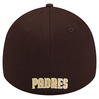 Casquette flex Active Pivot 39THIRTY des San Diego Padres New Era marron pour hommes