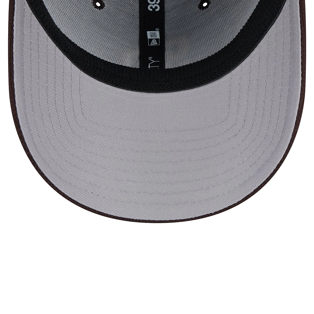 Casquette flex Active Pivot 39THIRTY des San Diego Padres New Era marron pour hommes