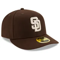 Casquette ajustée 59FIFTY à profil bas pour homme San Diego Padres Alternate 2020 Authentic Collection marron New Era