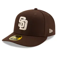 Casquette ajustée 59FIFTY à profil bas pour homme San Diego Padres Alternate 2020 Authentic Collection marron New Era