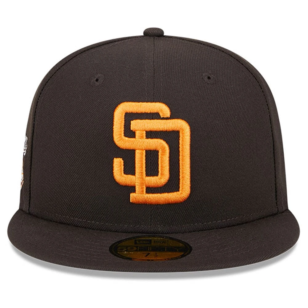 Casquette ajustée 59FIFTY marron des San Diego Padres Big League Chew Team New Era pour hommes