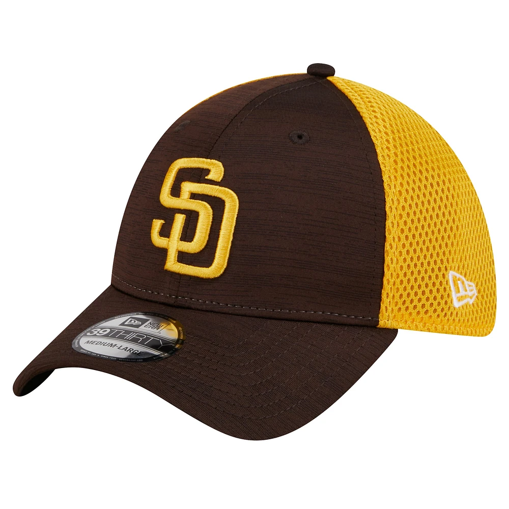 Men's New Era Brown San Diego Padres Neo 39THIRTY Flex Hat