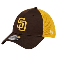 Casquette flexible New Era San Diego Padres Neo 39THIRTY marron pour hommes