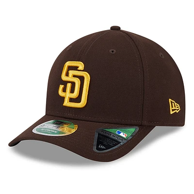 Men's New Era  Brown San Diego Padres Player Replica 9FORTY Adjustable Hat