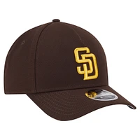 Casquette ajustable 9FORTY San Diego Padres de New Era pour homme marron