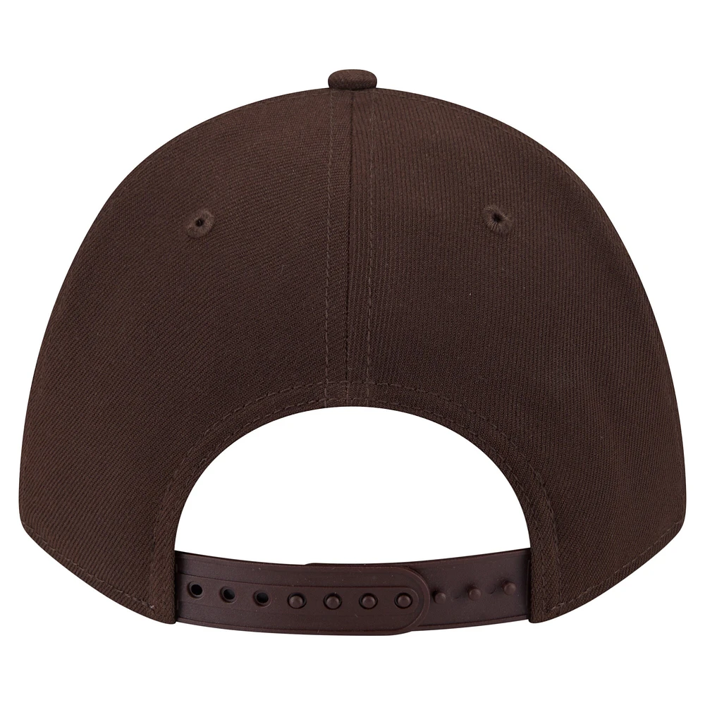 Casquette ajustable 9FORTY San Diego Padres de New Era pour homme marron