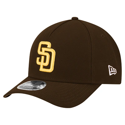 Casquette ajustable 9FORTY San Diego Padres de New Era pour homme marron