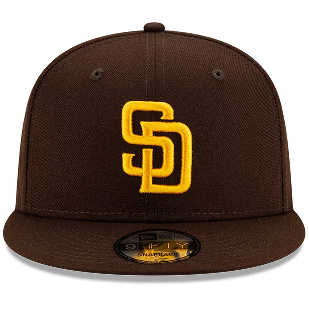 Men's New Era Brown San Diego Padres Team Color 9FIFTY Adjustable Hat