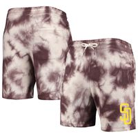 Men's New Era Brown San Diego Padres Team Dye Shorts