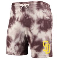 Men's New Era Brown San Diego Padres Team Dye Shorts