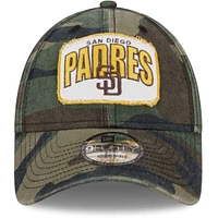 Casquette réglable New Era Camo San Diego Padres Gameday 9FORTY pour hommes