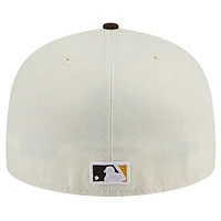 Casquette ajustée Chrome 59FIFTY pour homme New Era couleur crème San Diego Padres