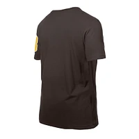 Men's New Era Fernando Tatis Jr. Brown San Diego Padres Design Lab Name & Number T-Shirt