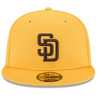 Men's New Era  Gold San Diego Padres 2025 Spring Training 59FIFTY Fitted Hat