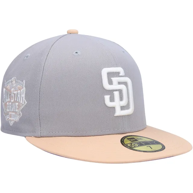 New Era Men's White, Red San Diego Padres Undervisor 59FIFTY Fitted Hat