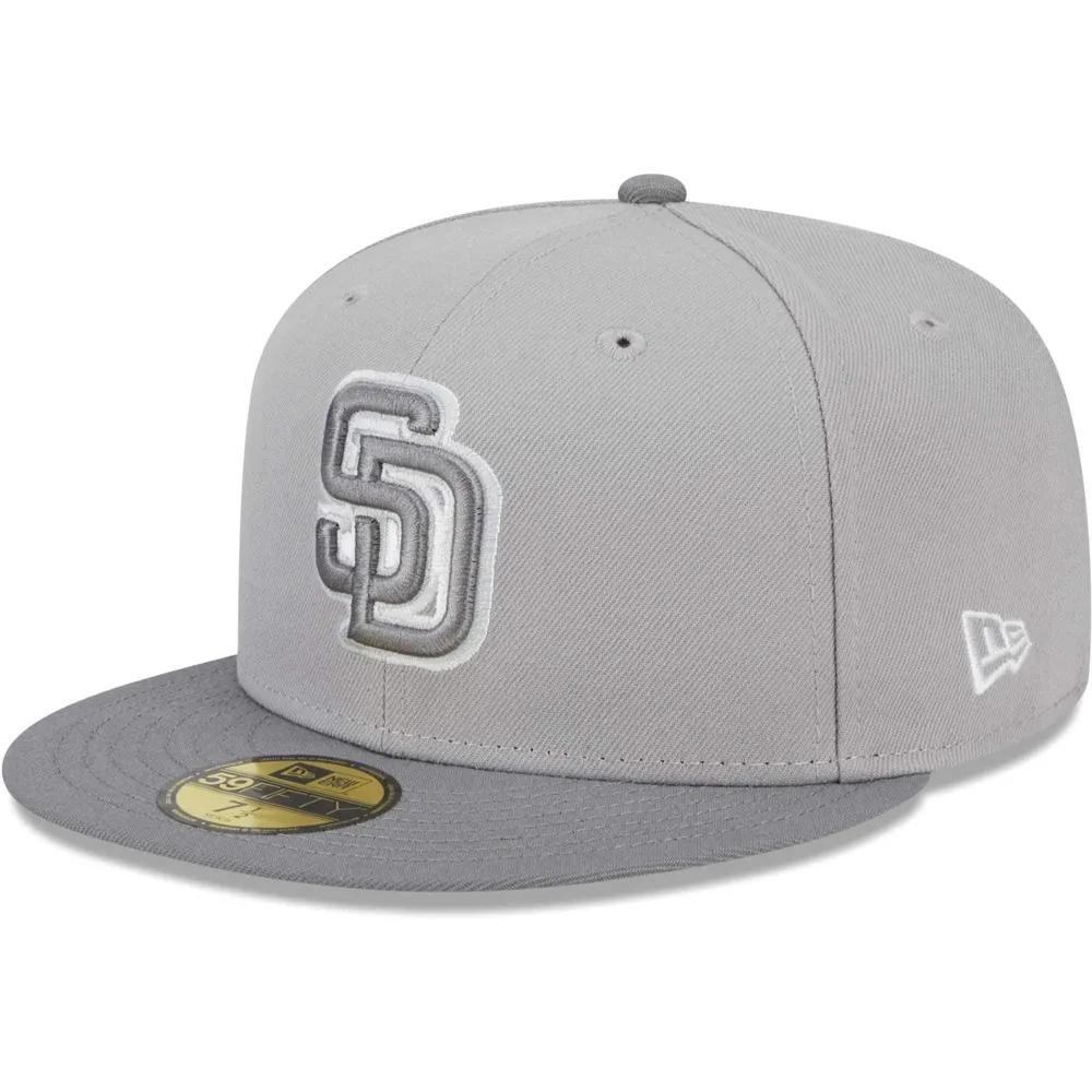 Lids San Diego Padres New Era Green Undervisor 59FIFTY Fitted Hat - Gray