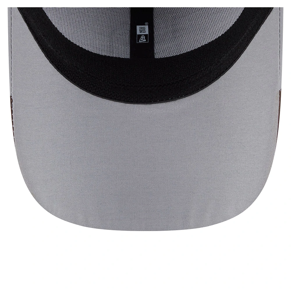 Men's New Era  Gray San Diego Padres Linear 39THIRTY Flex-Fit Hat