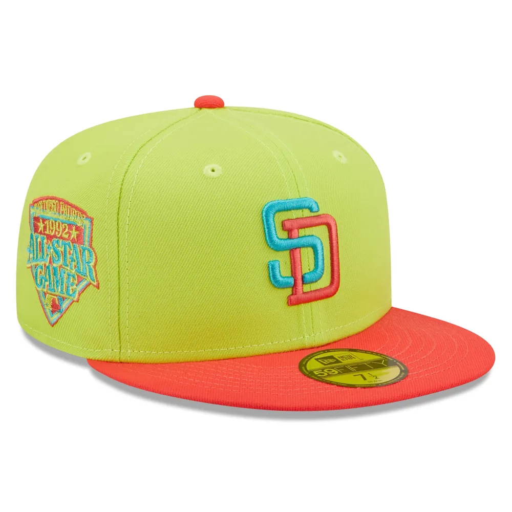 New Era Caps San Diego Padres Sky 59FIFTY Fitted Hat White/Sky