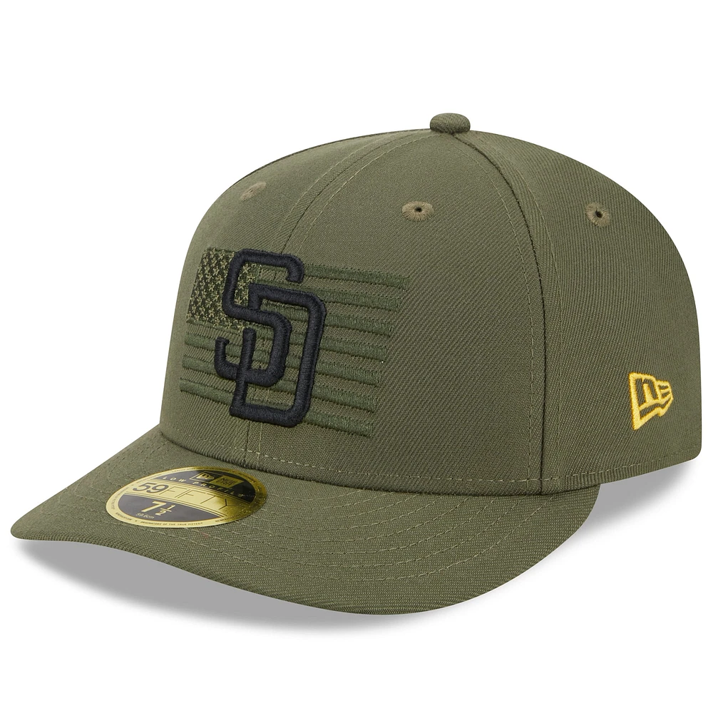 Men's New Era San Diego Padres Armed Forces Day Low Profile 59FIFTY Fitted Hat