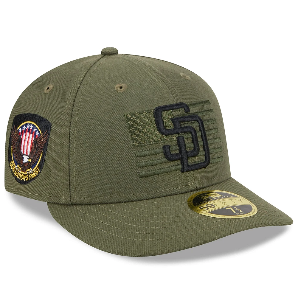 Men's New Era San Diego Padres Armed Forces Day Low Profile 59FIFTY Fitted Hat