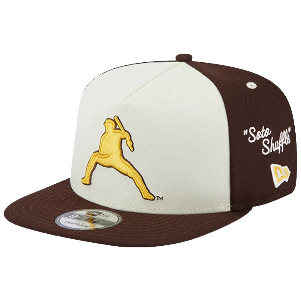 New Era San Diego Padres White/Brown Crest 9FIFTY Snapback Hat