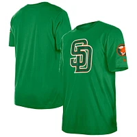 Men's New Era  Kelly Green San Diego Padres St. Patrick's Day Shamrock Fill T-Shirt