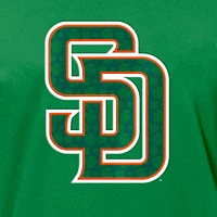 Men's New Era  Kelly Green San Diego Padres St. Patrick's Day Shamrock Fill T-Shirt