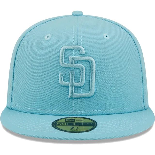 San Diego Padres New Era Spring Color Basic 59FIFTY Fitted Hat - Blue