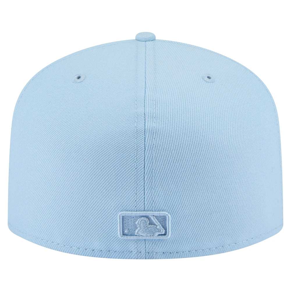 Men's New Era  Light Blue San Diego Padres Color Pack A-Frame 59FIFTY Fitted Hat