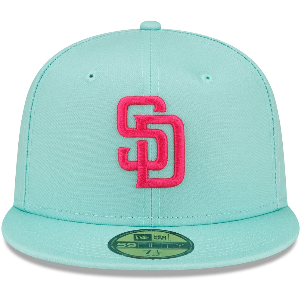 Men's New Era Mint San Diego Padres 2022 City Connect 59FIFTY Fitted Hat