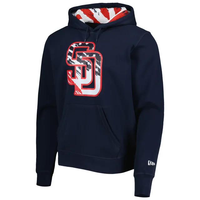 New Era Navy Chicago Cubs 4th of July Stars & Stripes Pullover Hoodie