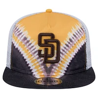 Men's New Era San Diego Padres Tie-Dye Golfer Trucker Adjustable Hat