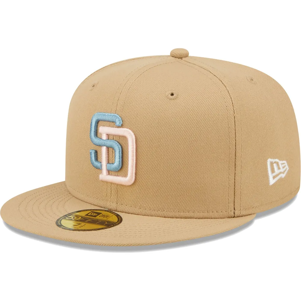 New Era Caps San Diego Padres Sky 59FIFTY Fitted Hat White/Sky