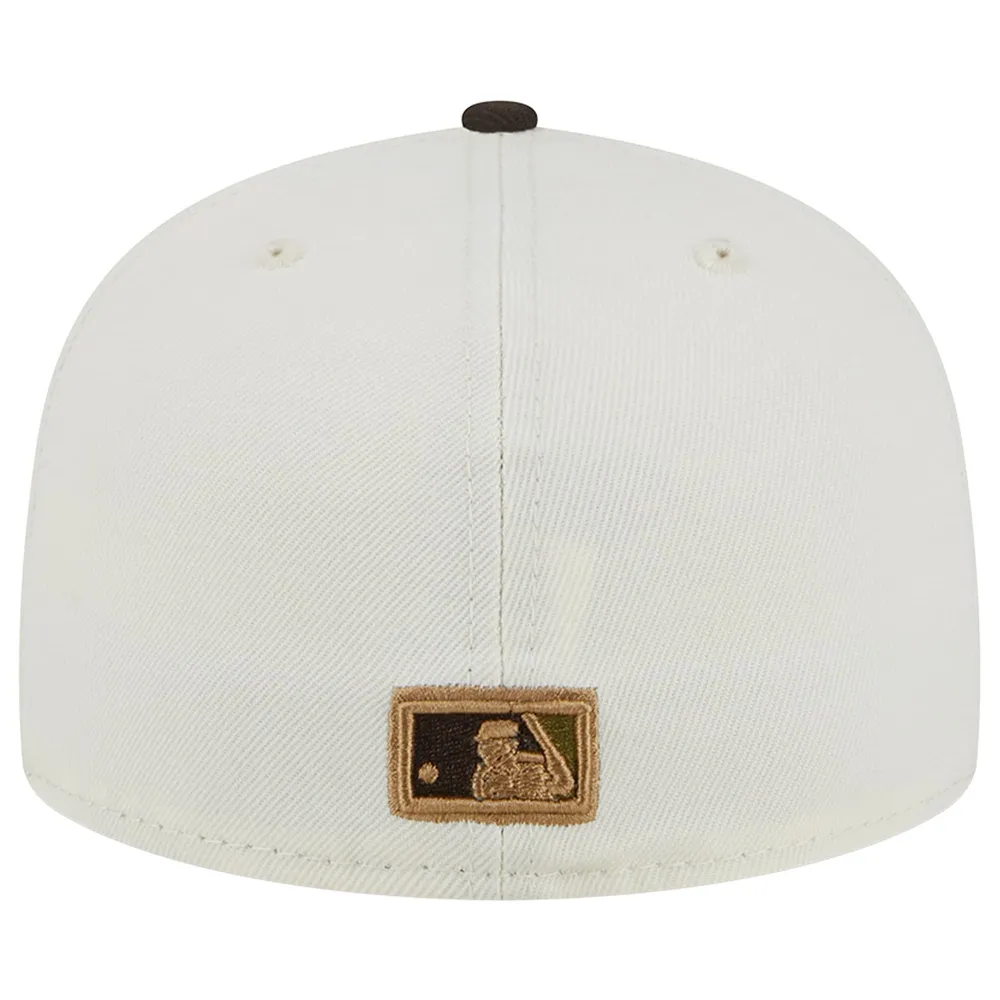 Men's New Era San Diego Padres White on 59FIFTY Fitted Hat