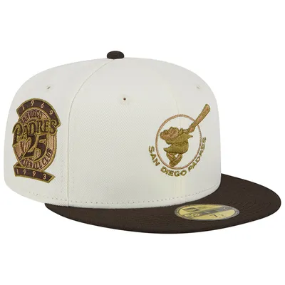 San Diego New Leader Hurricane Padres Colors Brown Gold Era Snapback Hat Cap