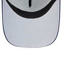 Men's New Era White San Diego Padres Retro Wordmark 9FORTY A-Frame Trucker Adjustable Hat