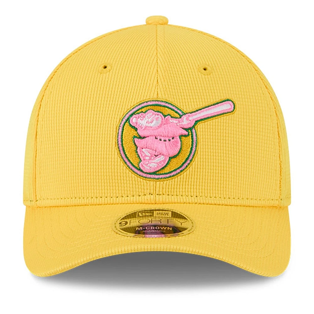 Men's New Era Yellow San Diego Padres City Connect Batting Practice 9FORTY M-Crown Adjustable Hat