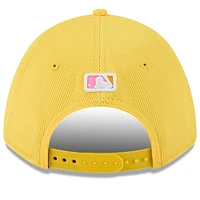 Casquette ajustable 9FORTY M-Crown jaune New Era pour homme, San Diego Padres City Connect Batting Practice