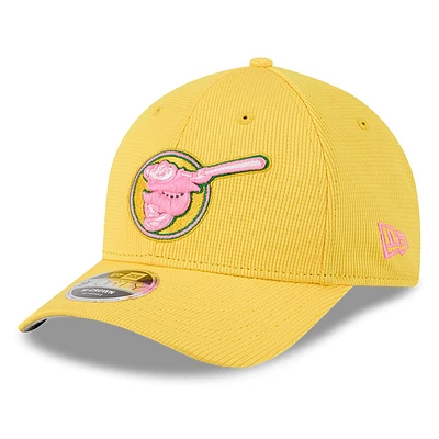 Men's New Era Yellow San Diego Padres City Connect Batting Practice 9FORTY M-Crown Adjustable Hat