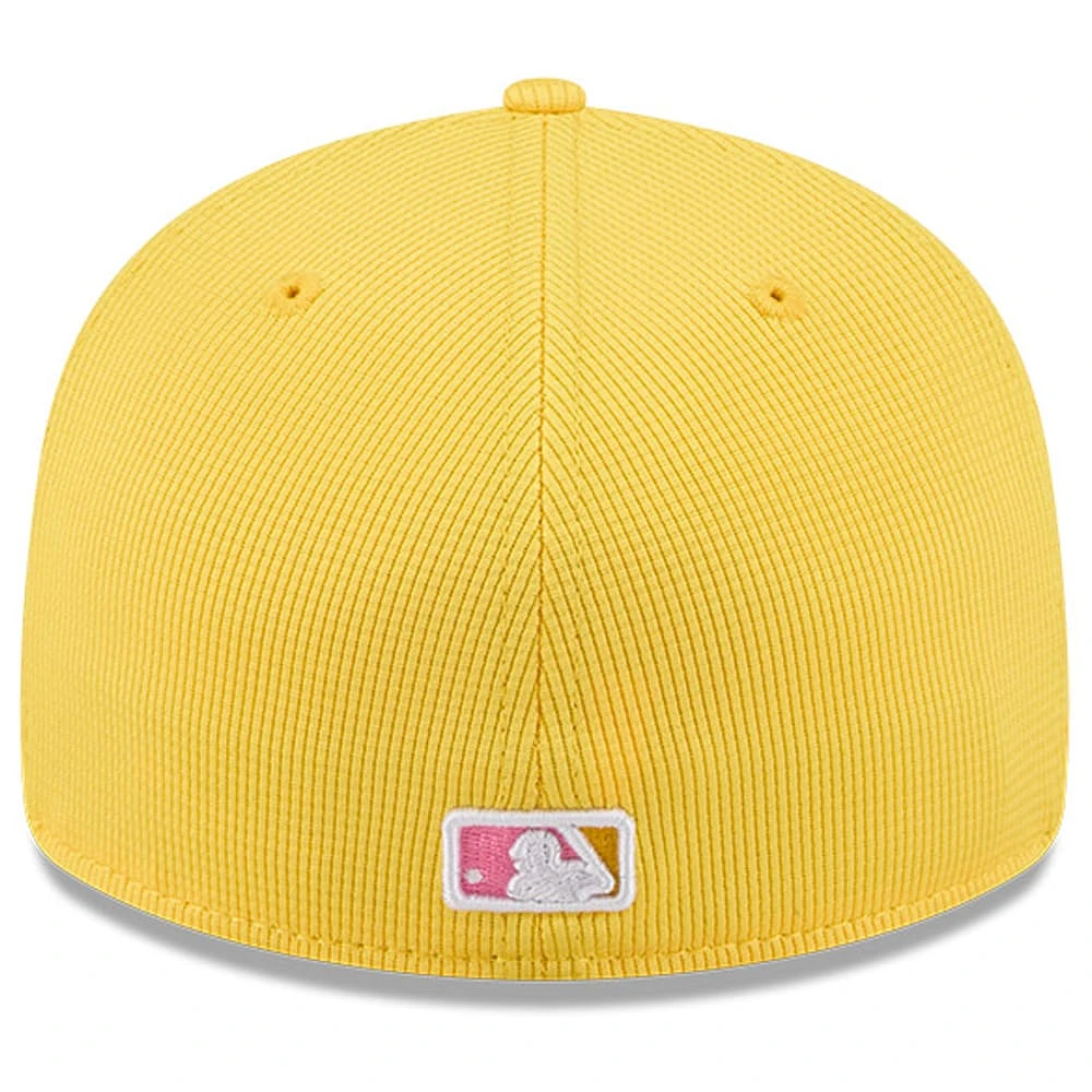Men's New Era Yellow San Diego Padres City Connect Batting Practice Low Profile 59FIFTY Fitted Hat