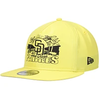 Men's New Era Yellow San Diego Padres Neon Golfer Snapback Hat