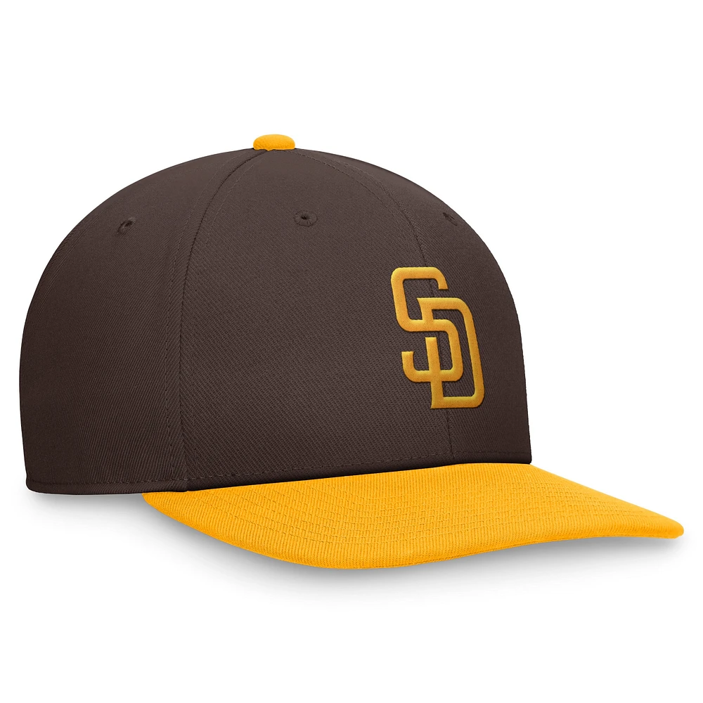 Men's Nike Brown/Gold San Diego Padres Two-Tone Snapback Hat