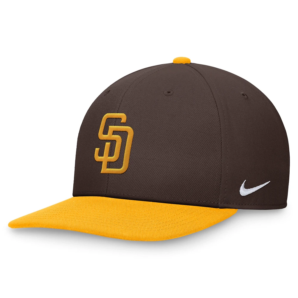 Men's Nike Brown/Gold San Diego Padres Two-Tone Snapback Hat