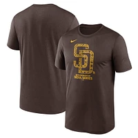 T-shirt Nike marron San Diego Padres 2024 MLB World Tour Seoul Series Legend Performance pour homme