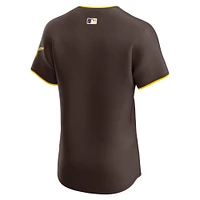 Men's Nike Brown San Diego Padres Alternate Elite Jersey