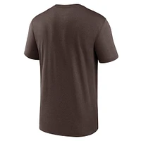 Men's Nike Brown San Diego Padres Authentic Collection Early Work Tri-Blend Performance T-Shirt