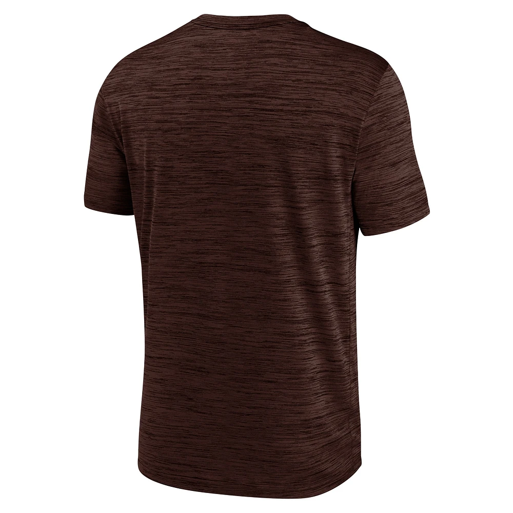 Men's Nike  Brown San Diego Padres Authentic Collection Velocity Performance T-Shirt