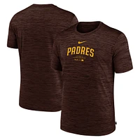 Men's Nike  Brown San Diego Padres Authentic Collection Velocity Performance T-Shirt