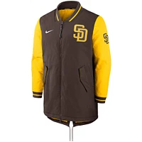 Men's Nike Brown San Diego Padres City Connect Dugout Full-Zip Jacket